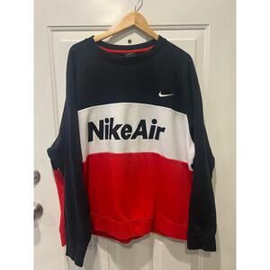 Nike Air Spell Out Crewneck Sweatshirt Plus Size XXL 2X